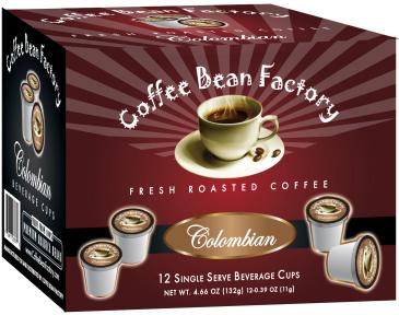 Colombian 12 Count Single Server Coffee