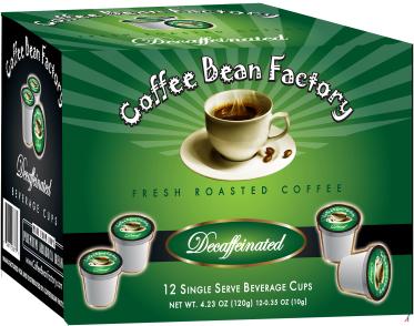 Decaffeinated 12 Count Single Serve Coffee
